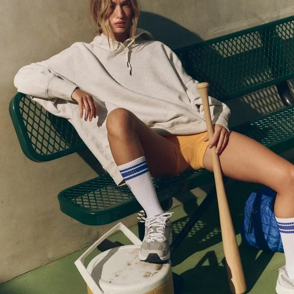 Free People “Sprint To The Finish” Hoodie — Heather Grey (Size L) - Picture 10 of 11